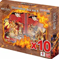 10 x One Piece TCG Illustration Box Vol 5 SEALED PRESALE - Image 1