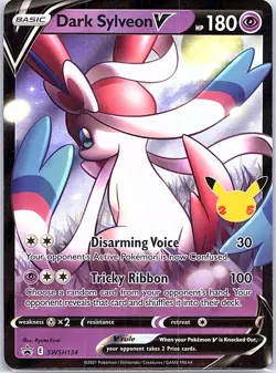 Dark Sylveon V SWSH134 SWSH: Sword & Shield Promo - Pokemon Card - NM - Image 1