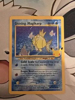 Pokemon TCG Celebrations Classic Collection Shining Magikarp Holo Card 66/64 - Image 1