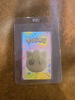 Pokemon TCG Card Korean 24K Gold Plating Metal Sticker Jigglypuff N21 - Image 1