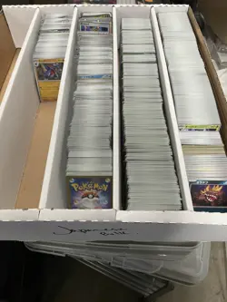 Japanese Pokemon TCG Mix Bulk 1000+ Cards +WHITE FLARE Sealed Pack Included! - Image 1