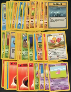 Lot of (150) WOTC Pokemon Fossil Jungle Gym Neo Base card Lot - Image 1