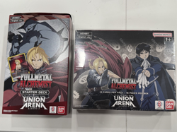 1x Union Arena Card Game Booster Box Full Metal Alchemist + Starter Deck English - Image 1