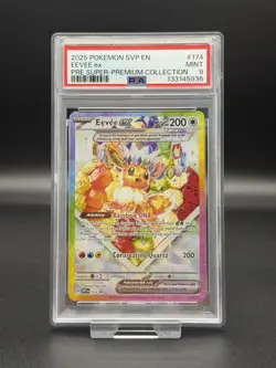 Eevee Ex SVP174 PSA 9 Black Star Promo Pokemon Card - Image 1