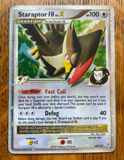 Staraptor FB Lv.X 147/147 DP Supreme Victors Ultra Rare Pokemon Card MP - Image 1