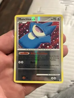 Pokemon TCG Munchlax Reverse Holo Rising Rivals Card 69/111 2009 - Image 1