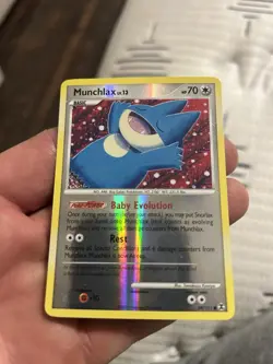 Pokemon TCG Munchlax Reverse Holo Rising Rivals Card 69/111 2009 - Image 2