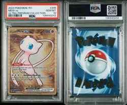 2023 Pokemon Mew ex Full Art 151 UPC Gold Metal Promo Card 205/165 PSA 10 GEM MT - Image 3