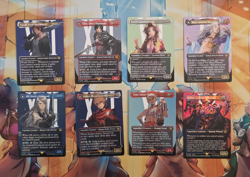 Lot of 8x Borderless Final Fantasy Cards - M/R - Foil and Non Foil - MTG NM - Image 1