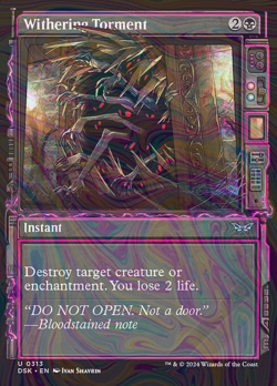 Foil Withering Torment - DSK - 313 | MTG Card - Image 1