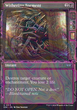 Foil Withering Torment - DSK - 313 | MTG Card - Image 3
