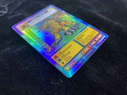 SaberLeomon ST-34 1st Edition Holo Digimon Trading Card - NM - Image 2