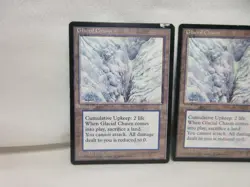 GLACIAL CHASM X2 MAGIC THE GATHERING ICE AGE 1995 MTG Trading Card #627 - Image 3