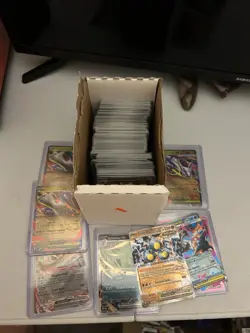 bulk pokemon cards lot 200+ Cards With Holos And Ex Cards Included - Image 1