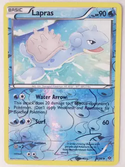 REVERSE HOLO Lapras 26/99 LP - Next Destinies Pokemon Card - Mizue Art - Image 1