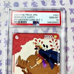 Monkey D. Luffy P-001 PSA 10 Promo Gift Collection One Piece Card Game UK SELLER - Image 2