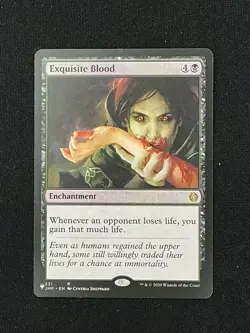 Exquisite Blood Jumpstart Regular Magic the Gathering Card- Clean NM ! - Image 1