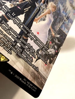 MTG Blessing of the Oracle - Akroma's Will (Showcase) Final Fantasy FCA 21 FFXV - Image 3