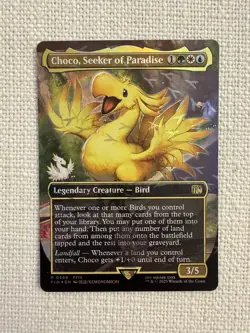 Choco, Seeker of Paradise (Chocobo Track Foil) R0569 Final Fantasy MTG Magic NM - Image 1