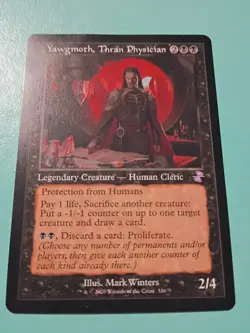 Wizards Yawgmoth, Thran Physician, Legendary Creature, Special, Time Spiral Rem. - Image 1