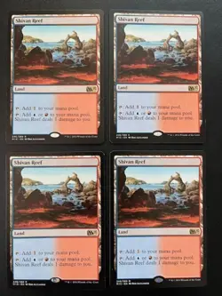 MTG- Shivan Reef x4 - M15 - Image 1