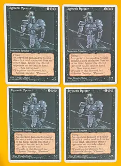 MTG HYPNOTIC SPECTER (x4) 4th Edition (OldManMTG 010-624) - Image 1