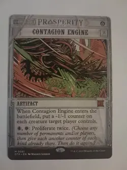 Contagion Engine Showcase NM/M Outlaws Thunder Junction MTG Magic the Gathering - Image 1