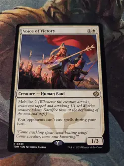 Voice of Victory - MTG Magic The Gathering - Tarkir: Dragonstorm NM - Image 2