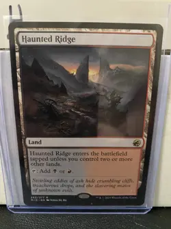 MTG - Haunted Ridge - MID Innistrad: Midnight Hunt 263/277 Base Rare - Image 1