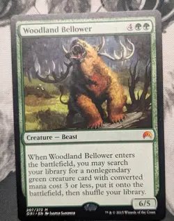 Woodland Bellower X1 LP - Excellent Magic Origins ENGLISH 207/272 mtg - Image 1