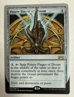 MTG Magic the Gathering Pointy Finger of Doom (81/107) Unsanctioned LP - Image 1