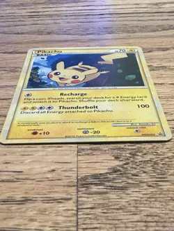 Pokemon Pikachu Holo Black Star Promo HGSS03 2010 Rare HeartGold Card - Image 4