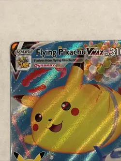Pokemon TCG Flying Pikachu VMAX Holo Ultra Rare Card Celebrations 007/025 - Image 2