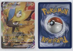 Full Art - Zeraora VMAX Pokemon Sword & Shield Crown Zenith Galarian Gallery - Image 3