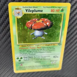 Vileplume Holo Jungle 15/64 Pokemon Card WOTC Rare 1999 - Image 2