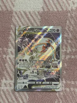 Pokemon Deoxys VSTAR TCG Holo Card Crown Zenith: Galarian Gallery GG46/GG70 - Image 1