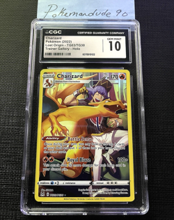 CGC 10 Charizard 2022 Lost Origin TG03/TG30 Trainer Gallery Pokemon Gem Mint - Image 1