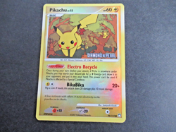 Pokemon Pikachu reverse holo 94/123 Diamond & Pearl Stamp Mysterious Treasures - Image 4