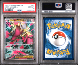 2025 POKEMON MEG EN-MEGA EVOLUTION ULTRA RARE 162/132 MEGA MAWILE EX PSA 10 - Image 3