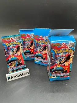 Lot of (105) Pokemon TCG Korean Mega Brave M1L Booster Packs SEALED - Image 1