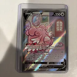 Pokemon TCG Blissey V 183/198 Chilling Reign Alternate Art Full Art Near Mint - Image 2