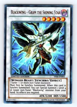Yugioh Blackwing YF04-EN001 Limited Edition Ultra Rare - NM 💎 - Image 1