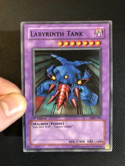 Yugioh! TCG Labyrinth Tank Metal Raiders MRD-091 1st Edition Common NA English - Image 1