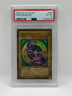 2002 SDY-006 Yugioh Dark Magician EX-MT PSA 6 - Image 1