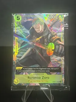 Roronoa Zoro OP07-113 One Piece Promotion Cards Foil Sealed - Image 1