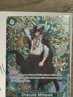 Dracule Mihawk SP OP14-119 SR The Azure Sea’s Seven One Piece TCG English NM - Image 1