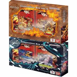 One Piece TCG Illustration Box Vol 5 and Vol 6 BUNDLE SEALED PRESALE - Image 1