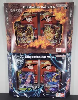 ONE PIECE Illustration Box Vol 5 And 6 Bundle Brand New SEALED PRB-02 OP-13 - Image 1