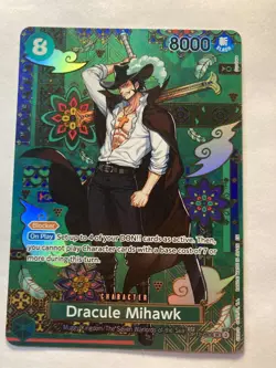 Dracule Mihawk - OP12-030 (SP) The Azure Sea's Seven Foil NM - Image 1