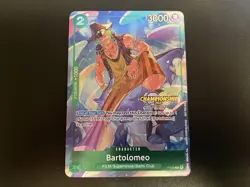One piece TCG - Bartolomeo - P-029 - NM - Championship CS 2023 - ENG - Image 1
